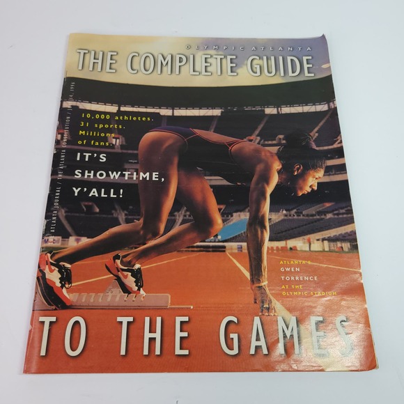 Olympic Atlanta The Complete Guide to the Games 1996 ATL Journal Con 7/14/96 - Picture 1 of 6